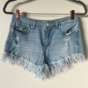 Celebrity Pink Jean Distressed Shorts size 7/28